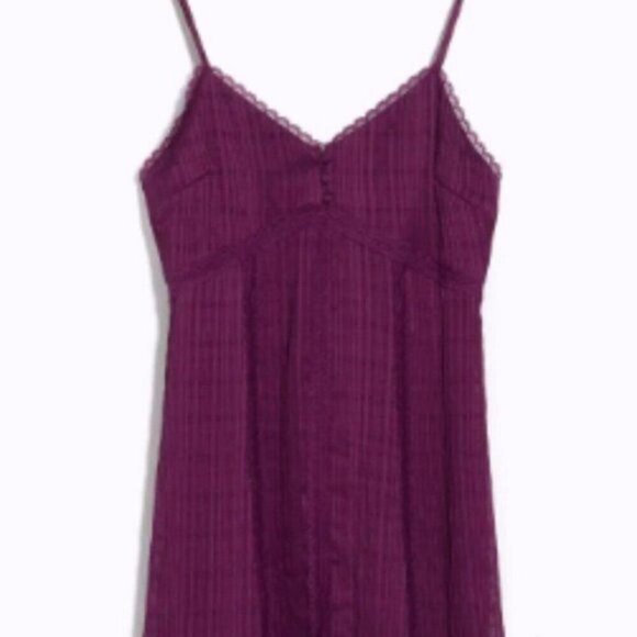 Alice plus Olivia Genevieve Spaghetti Strap Dress Boysnberry size 8 - Picture 3 of 13